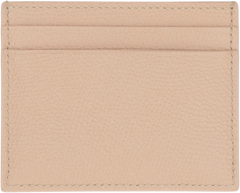 Valentino Garavani Vlogo Signature Leather Card Holder