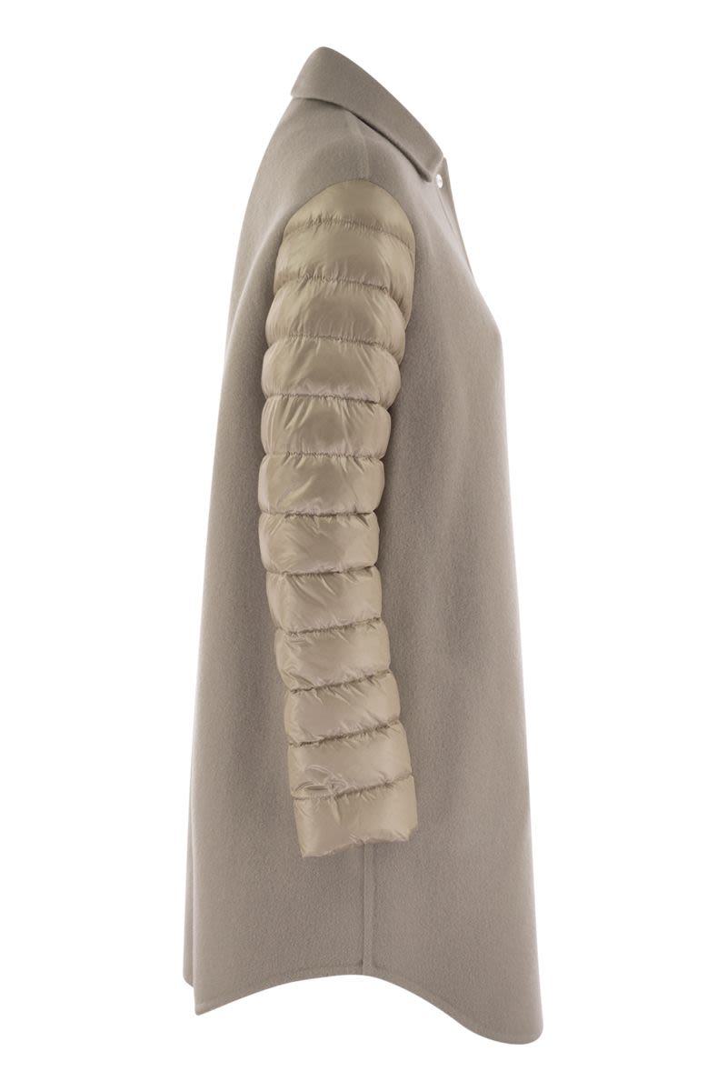 Herno Coat With Down Sleeves