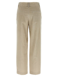 Brunello Cucinelli Monile Velvet Pants