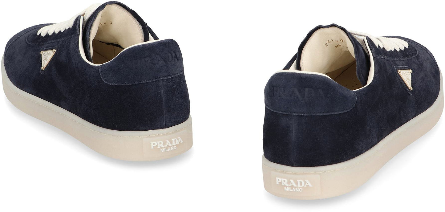 Prada Lane Suede Sneakers