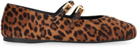 Prada Printed Leather Ballet Flats