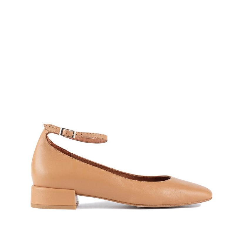 Angel Alarcon Eleonore Ballerina With Heel And Ankle Strap