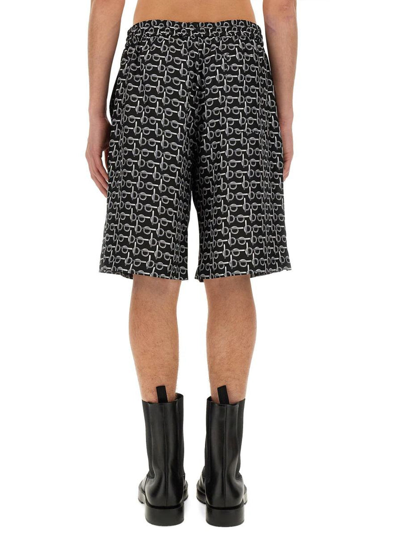 Burberry All Over Print Bermuda Shorts