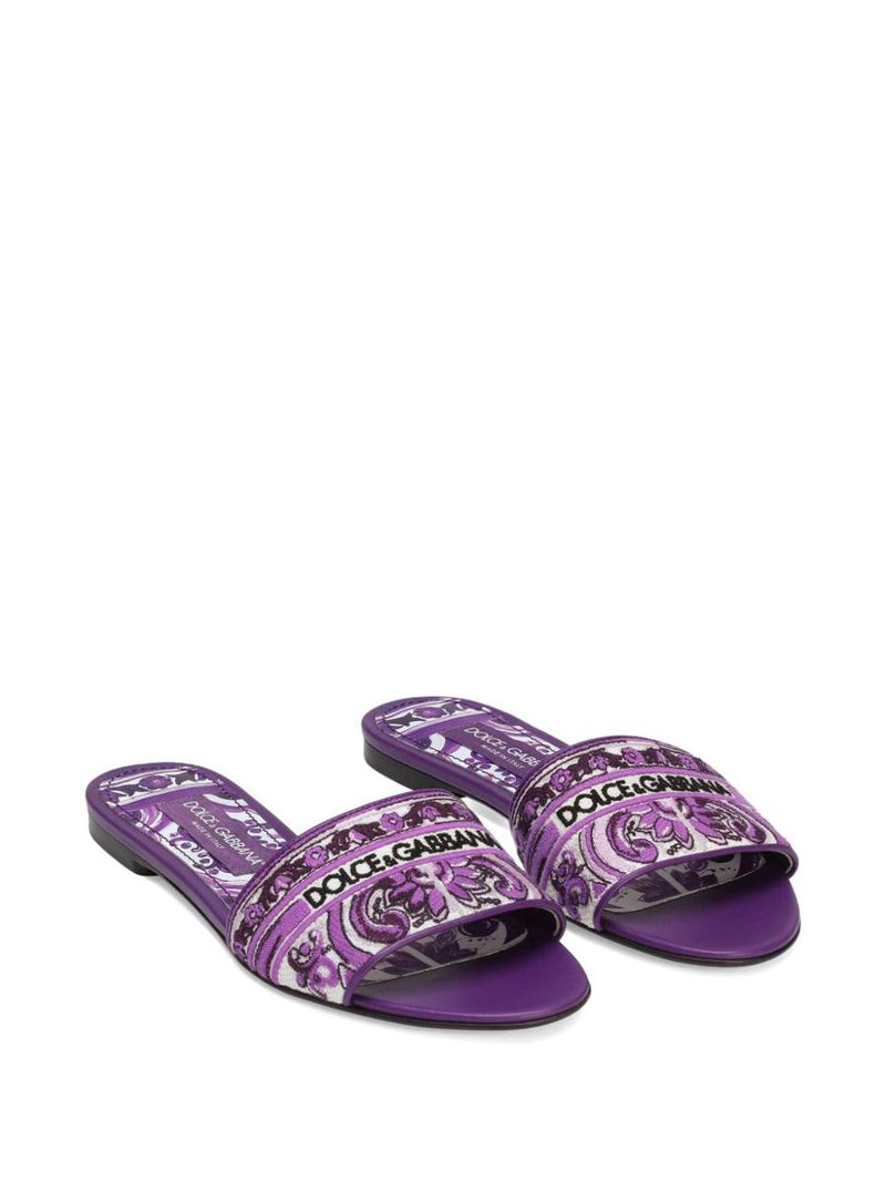 Dolce & Gabbana Maiolica Print Slides