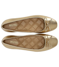 Michael Kors Nori Gold Ballet Flat Shoe