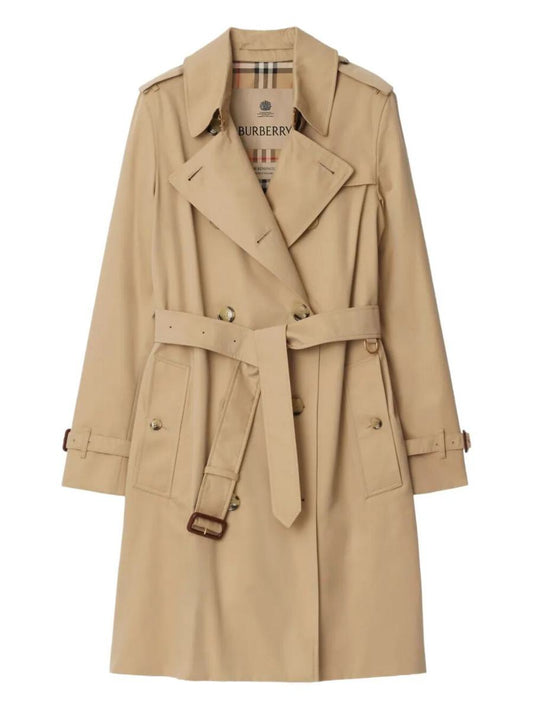Burberry Double Breasted Trench Coat Clothing