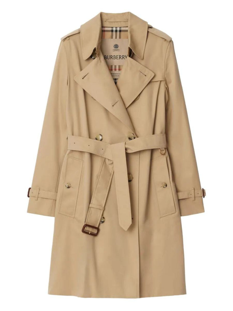 Burberry Double Breasted Trench Coat Clothing