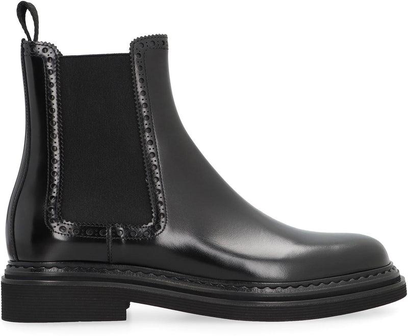 Dolce & Gabbana Leather Chelsea Boots