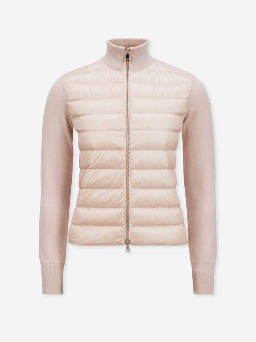 Moncler Wool Quilted Cardigan