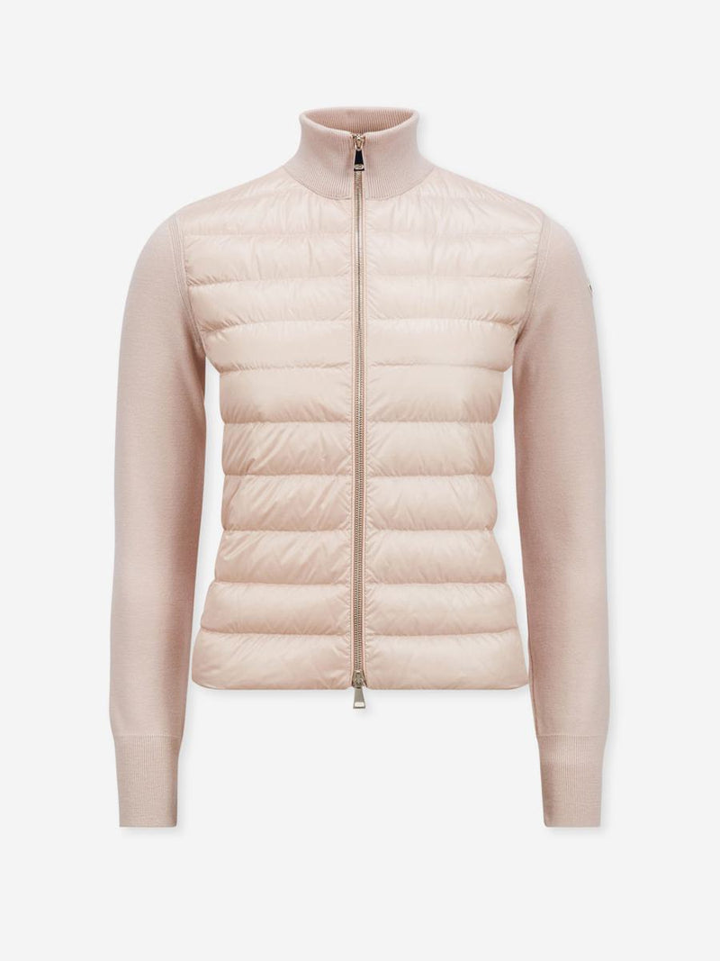 Moncler Wool Quilted Cardigan