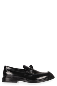Bottega Veneta Brushed Leather Loafers