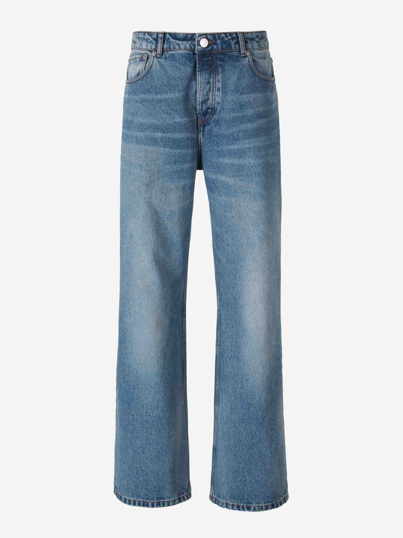 AMI Paris Wide Leg Jeans