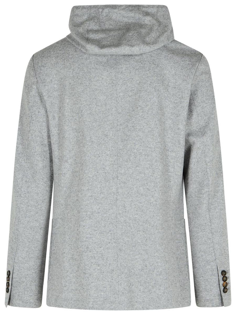 Eleventy Grey Wool Blend Blazer