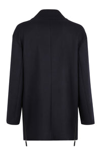 Giorgio Armani Double-Breasted Peacoat