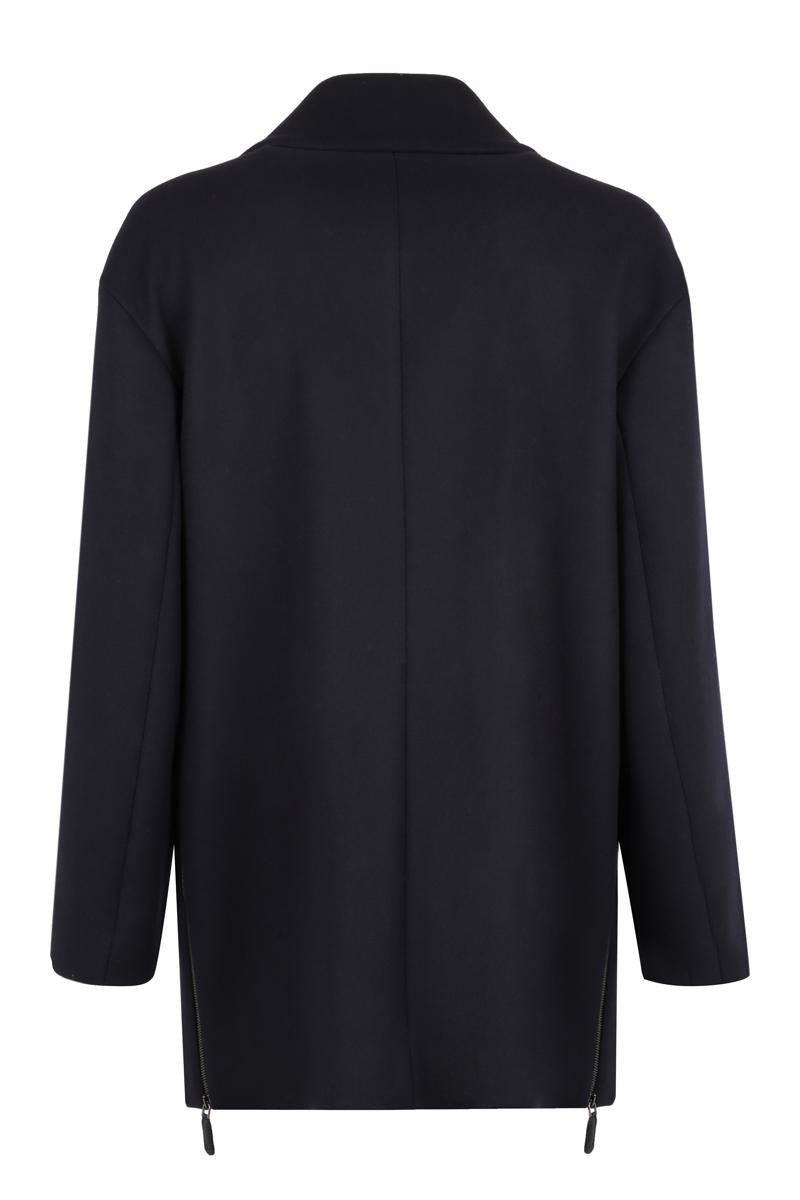 Giorgio Armani Double-Breasted Peacoat