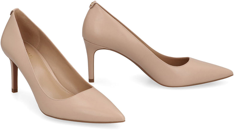 Michael Kors Alina Leather Pointy-Toe Pumps