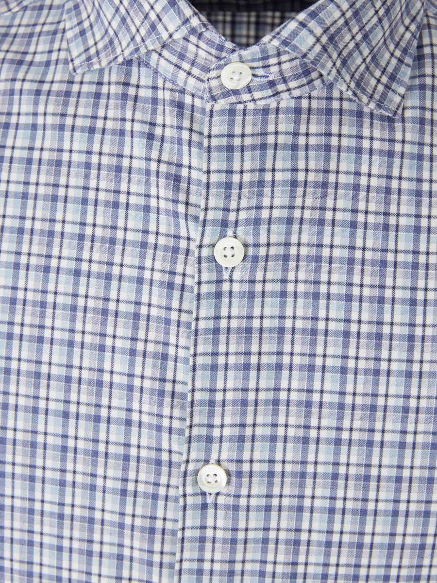 Canali Check Pattern Shirt