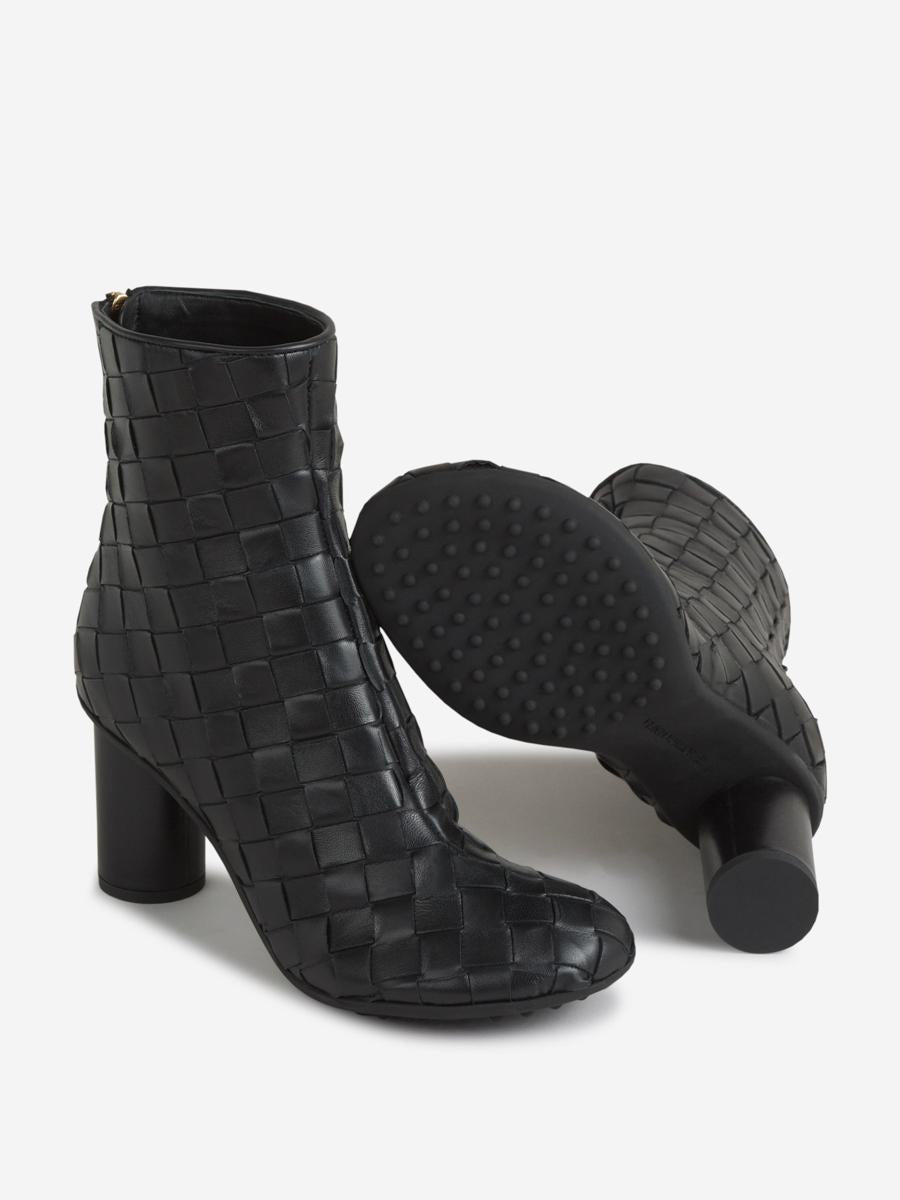 Bottega Veneta Intrecciato Leather Boots