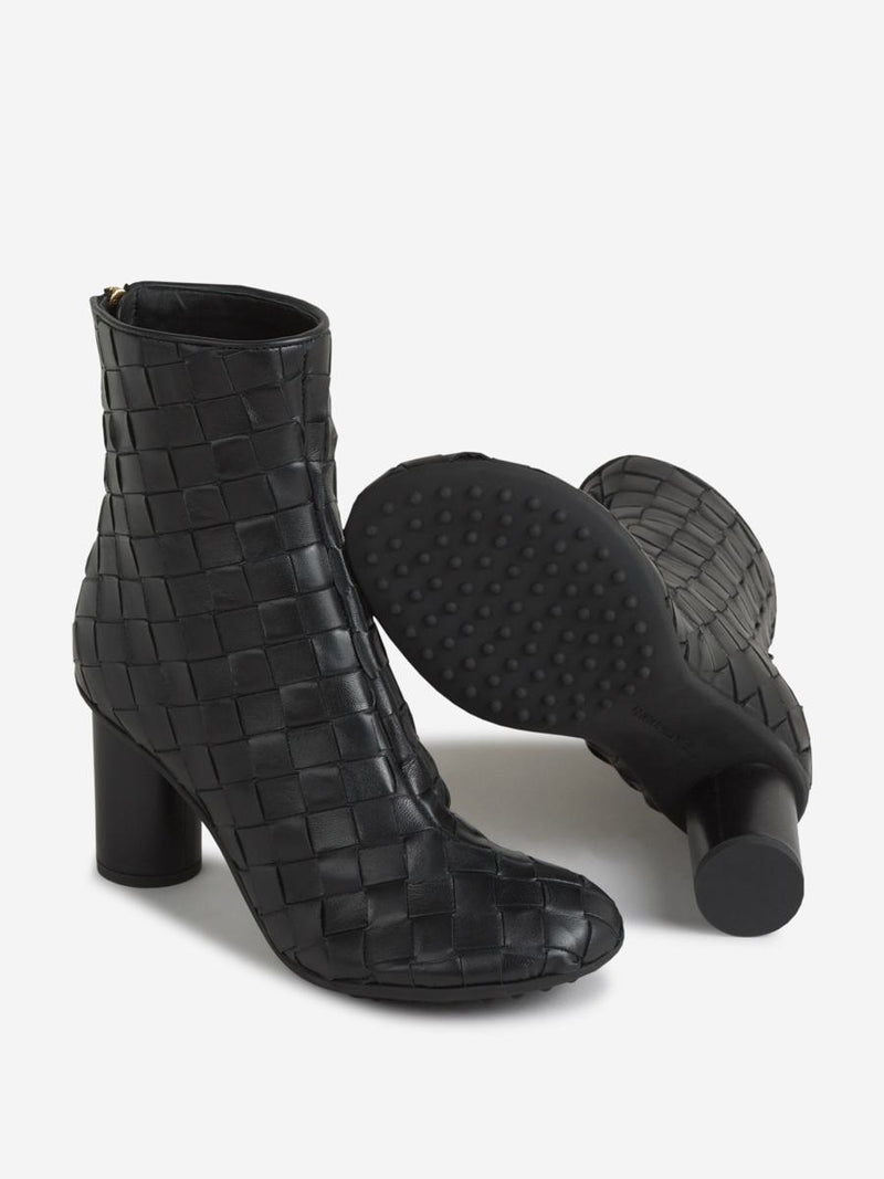 Bottega Veneta Intrecciato Leather Boots