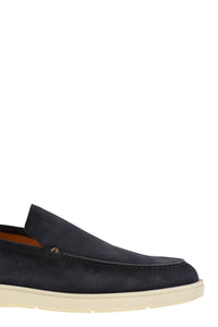 Santoni Suede Moccasin