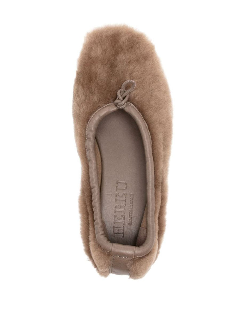 Hereu Puntera Shearling Ballets