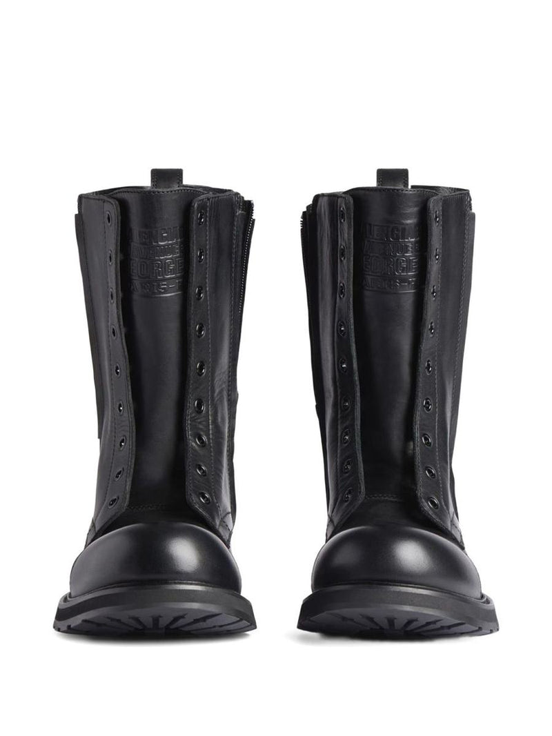 Balenciaga Truck Leather Boots