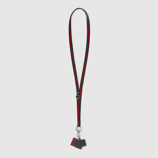Gucci Lanyard Phone Holder With Web