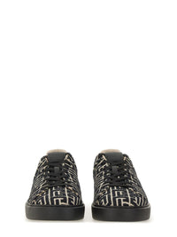 Balmain Jacquard "B-Court" Sneakers