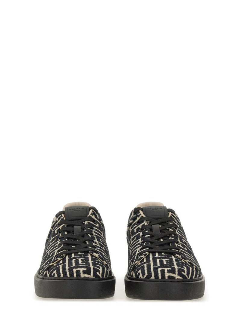 Balmain Jacquard "B-Court" Sneakers