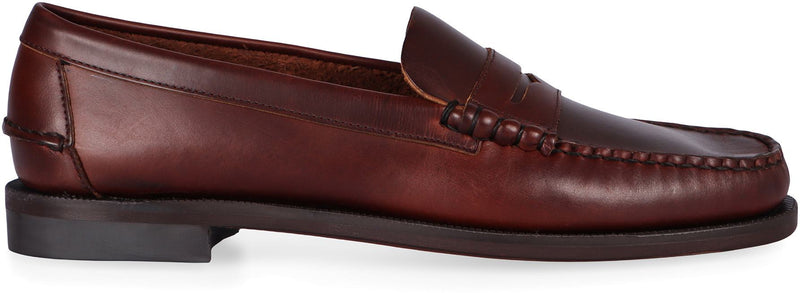 Sebago Dan Waxy Leather Loafers