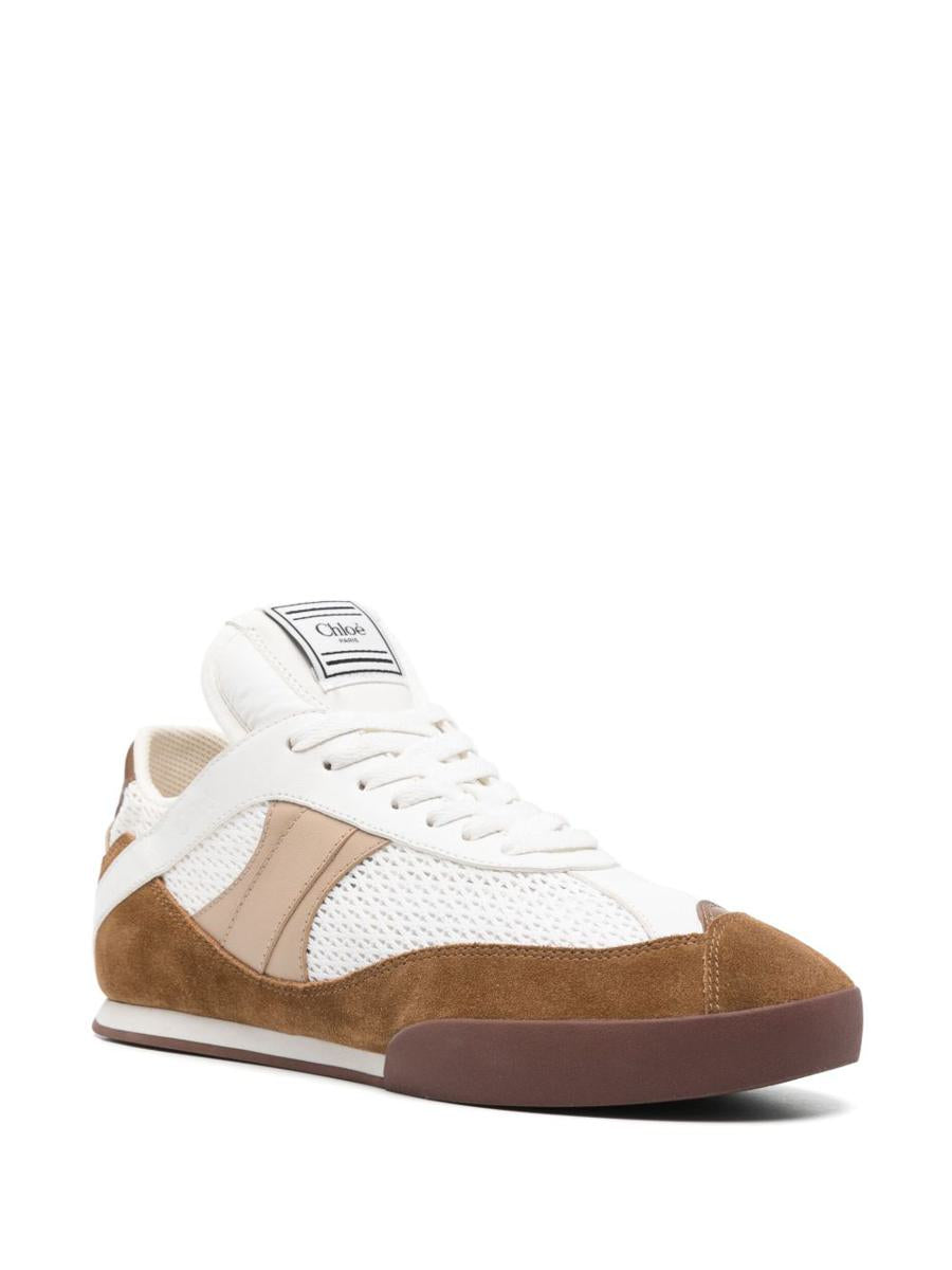 Chloé Chloé Kick Suede And Recycled Tissue Sneakers