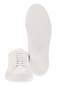 Fabiana Filippi Leather Trainers With Diamond Thread