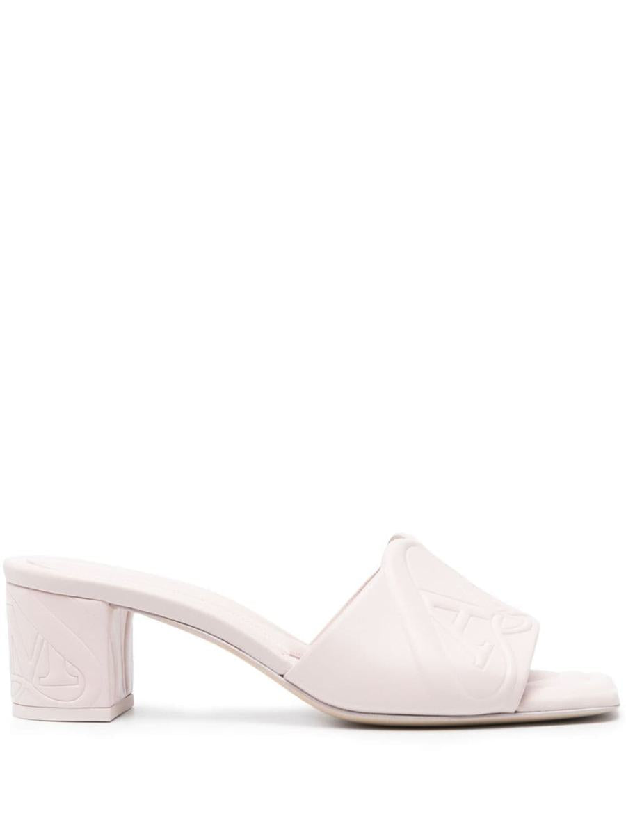 Alexander McQueen Seal Leather Mules