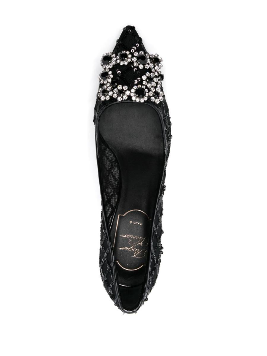 Roger Vivier Flower Strass Pumps