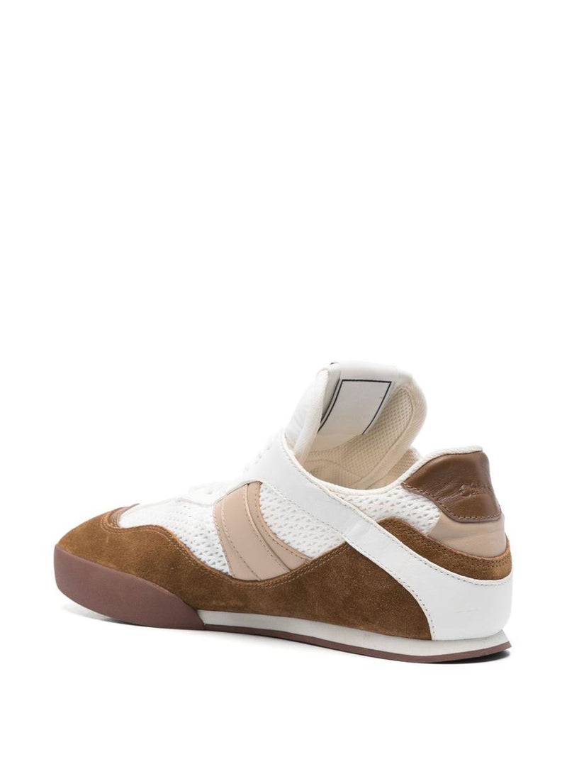 Chloé Chloé Kick Suede And Recycled Tissue Sneakers