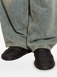 Balenciaga Polyamide And Fleece Alaska Slipper Shoes