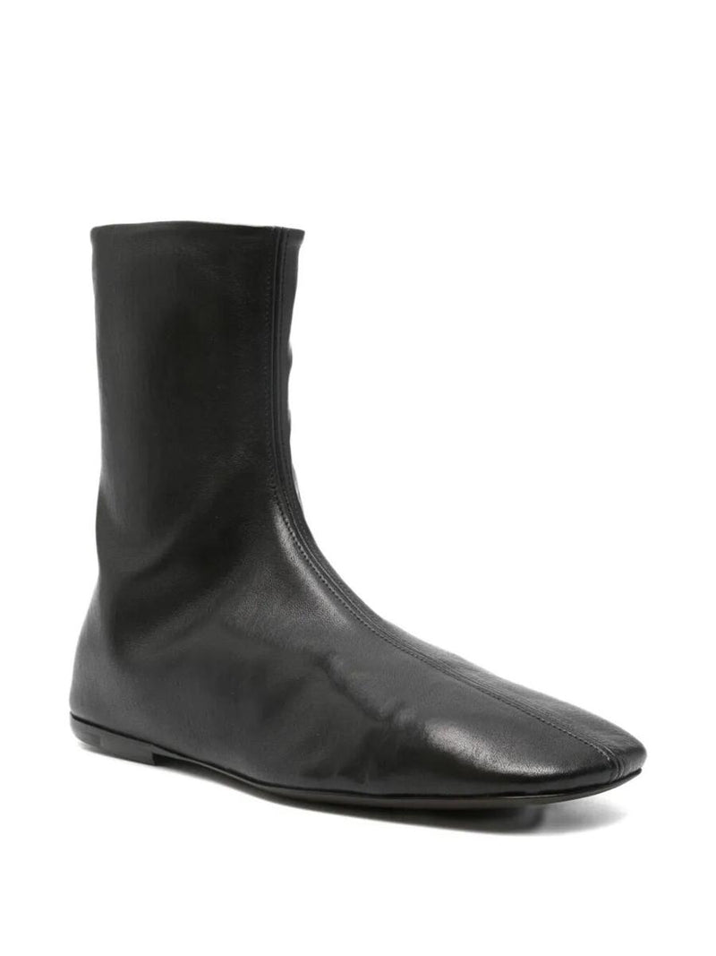Dries Van Noten Leather Sock Booties Shoes