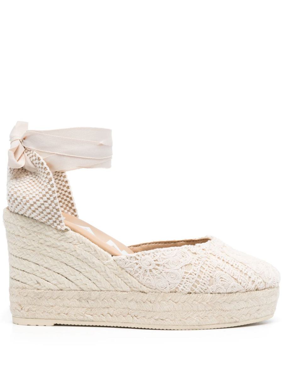 Manebí Yucatán Crochet Cotton Wedge Espadrilles