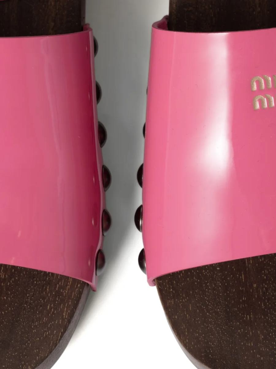 Miu Miu Patent Leather Clogs