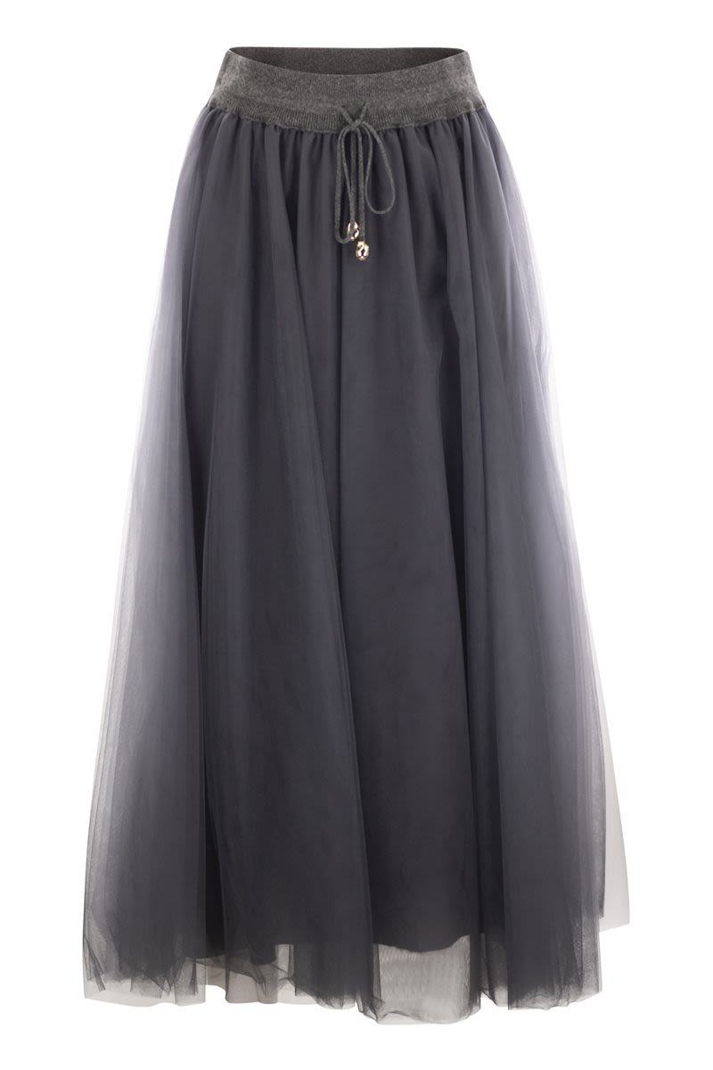 Fabiana Filippi Tulle Midi Skirt