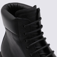 Dolce & Gabbana Black Leather Boots