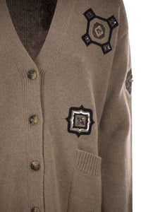 Max Mara Mxmgioire - Long Cardigan In Wool And Cashmere