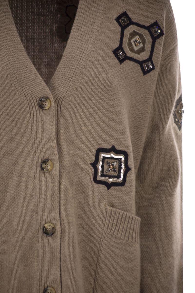 Max Mara Mxmgioire - Long Cardigan In Wool And Cashmere