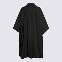 MM6 Maison Margiela Dark Grey Wool Capes