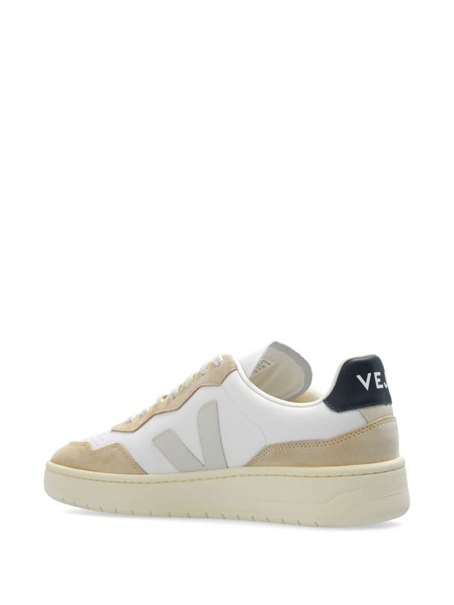 Veja V-90 Leather Sneakers