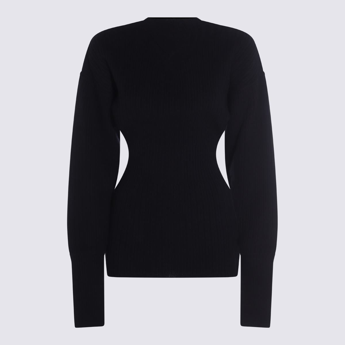 Rick Owens Black Wool Knitwear
