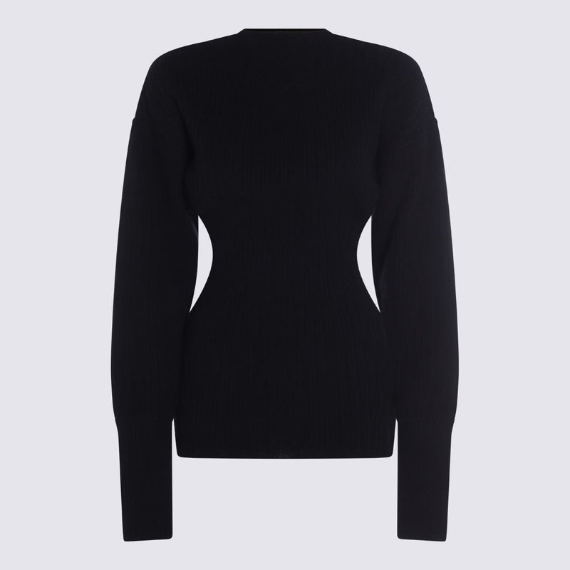 Rick Owens Black Wool Knitwear