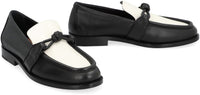 Bottega Veneta Astaire Leather Loafers