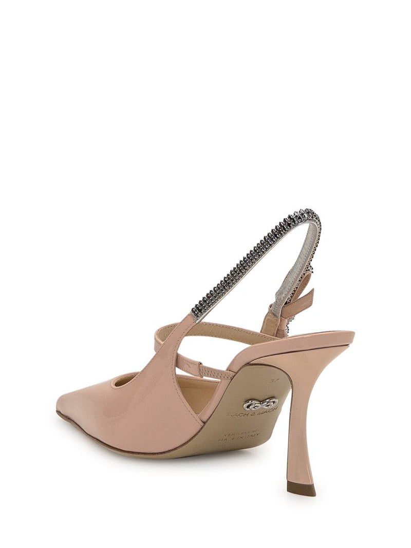 Mach & Mach Crystal Cube Patent Leather Shoe