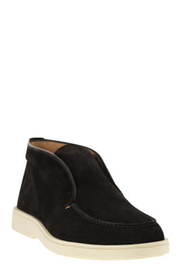 Santoni Suede Desert Boot